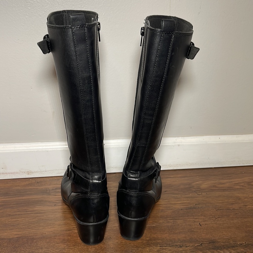 Clarks Malia Poplar Tall Boots Black Womens sz 6 - Picture 5 of 11